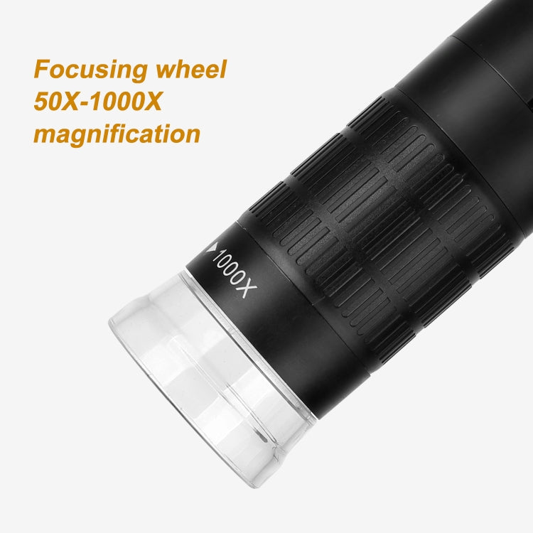 AN104 1000X 3 in 1 Digital Microscope with Helical Tube Bracket - Digital Microscope by PMC TechLife | Online Shopping South Africa | PMC TechLife | Buy Now Pay Later Mobicred