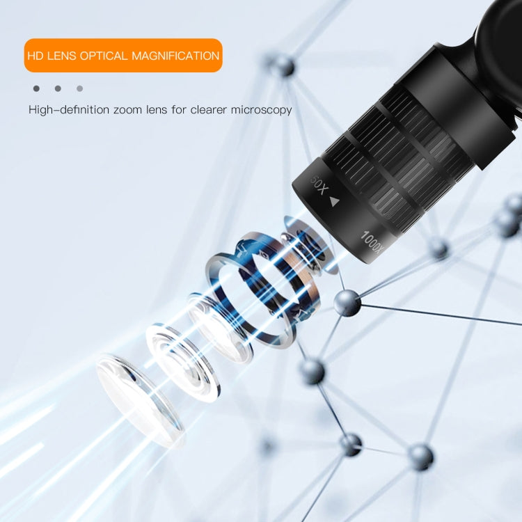 P110 50X-1000X Desktop Electronic Digital Microscope with 4.3 inch Screen - free shipping - PMC TechLife - Order now!