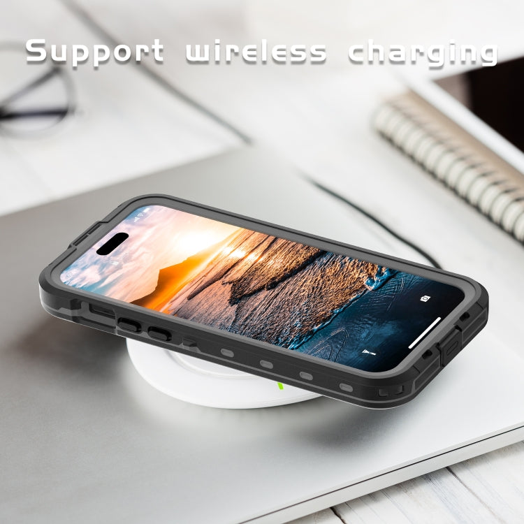 For iPhone 15 RedPepper IP68 Waterproof MagSafe Phone Case(Black) - iPhone 15 Cases by RedPepper | Online Shopping South Africa | PMC TechLife | Buy Now Pay Later Mobicred