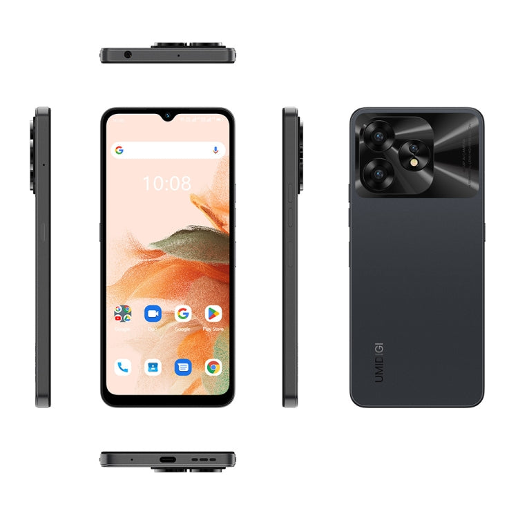 [HK Warehouse] UMIDIGI A15C, 8GB+128GB, Face ID & Side Fingerprint Identification, 6.7 inch Android 13 Unisoc T606 Octa Core, Network: 4G, NFC, OTG(Graphite Black) - UMIDIGI by UMIDIGI | Online Shopping South Africa | PMC Jewellery