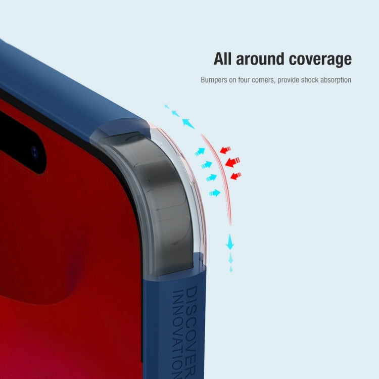For iPhone 15 Pro NILLKIN Frosted Shield Pro PC + TPU Phone Case(Red) - free shipping - PMC TechLife - Order now!
