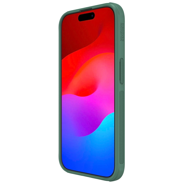 For iPhone 15 Pro NILLKIN Frosted Shield Pro PC + TPU Phone Case(Green) - iPhone 15 Pro Cases by NILLKIN | Online Shopping South Africa | PMC Jewellery