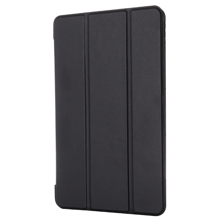 For Huawei Matepad 10.4 GEBEI Shockproof Horizontal Flip Leather Case with Three-folding Holder(Black) - Huawei by GEBEI | Online Shopping South Africa | PMC TechLife | Buy Now Pay Later Mobicred