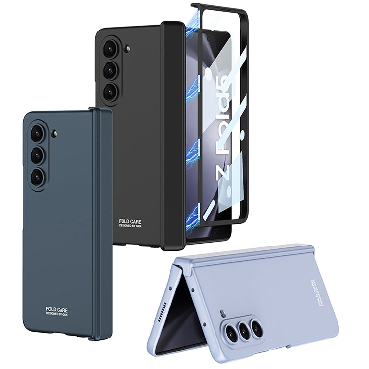 For Samsung Galaxy Z Fold5 GKK Integrated Magnetic Folding Hinge All-inclusive Phone Case(Black) - Galaxy Z Fold5 Cases by GKK | Online Shopping South Africa | PMC Jewellery