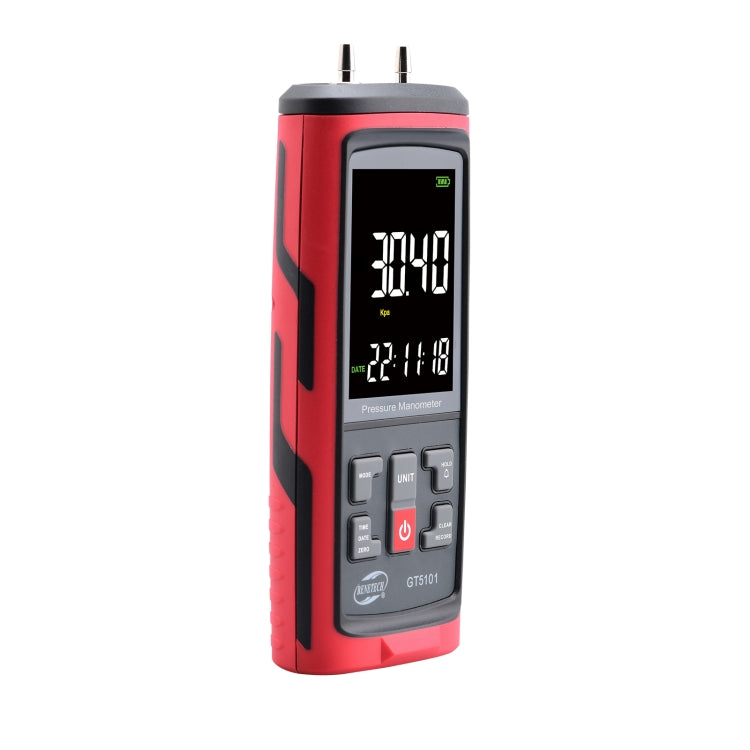 BENETECH GT5101 LCD Display Differential Pressure Meter, Specification:40KPa - free shipping - PMC TechLife - Order now!