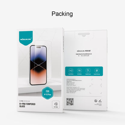 For iPhone 15 NILLKIN H+Pro 0.2mm 9H Explosion-proof Tempered Glass Film - iPhone 15 Tempered Glass by NILLKIN | Online Shopping South Africa | PMC Jewellery | Buy Now Pay Later Mobicred