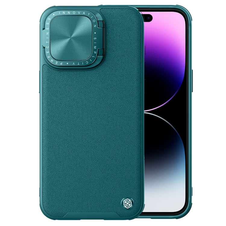 For iPhone 15 Pro Max NILLKIN CamShield Prop Series PC + TPU Phone Case(Green) - iPhone 15 Pro Max Cases by NILLKIN | Online Shopping South Africa | PMC Jewellery