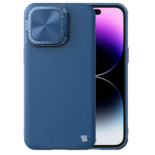 For iPhone 15 Pro Max NILLKIN CamShield Prop Series SagSafe PC + TPU Magnetic Phone Case(Blue) - iPhone 15 Pro Max Cases by NILLKIN | Online Shopping South Africa | PMC Jewellery | Buy Now Pay Later Mobicred