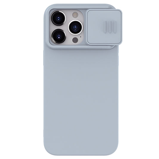 For iPhone 15 Pro Max NILLKIN CamShield MagSafe Liquid Silicone Phone Case(Grey) - iPhone 15 Pro Max Cases by NILLKIN | Online Shopping South Africa | PMC Jewellery