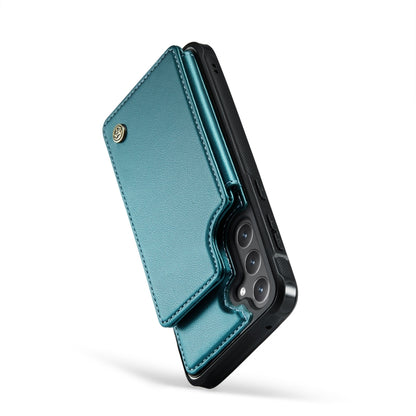 For Samsung Galaxy S23 FE 5G CaseMe C22 Card Slots Holder RFID Anti-theft Phone Case(Blue Green) - Galaxy S23 FE 5G Cases by CaseMe | Online Shopping South Africa | PMC Jewellery | Buy Now Pay Later Mobicred