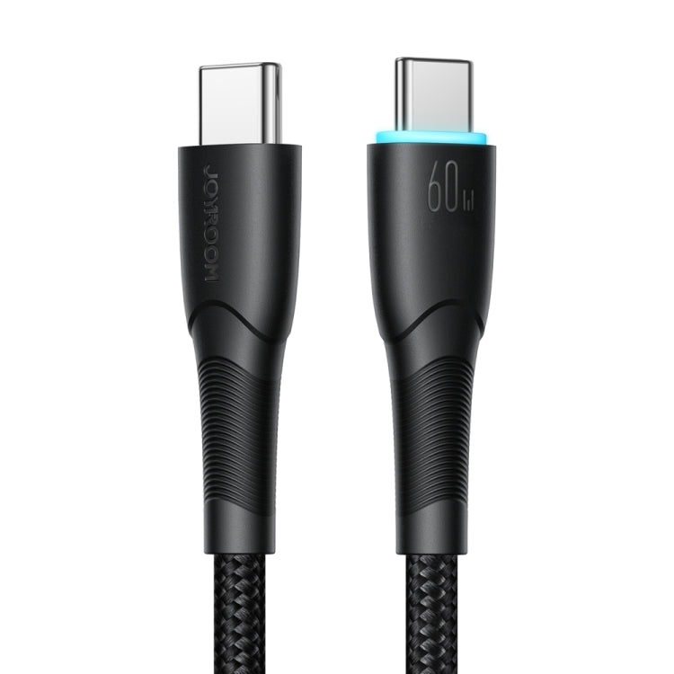 JOYROOM SA32-CC3 Starry Series 60W USB-C / Type-C to USB-C / Type-C Fast Charging Data Cable, Length:1m(Black) - USB-C & Type-C Cable by JOYROOM | Online Shopping South Africa | PMC Jewellery