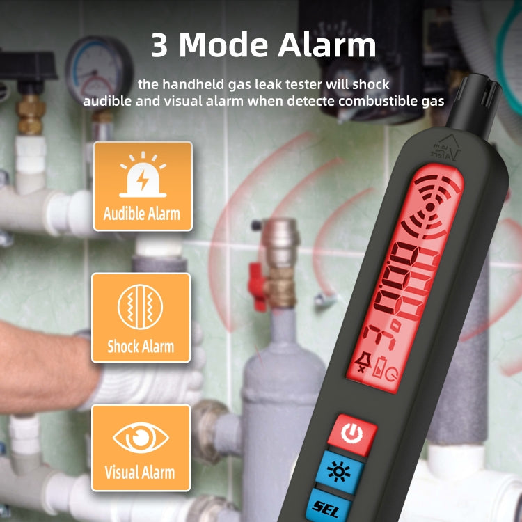 BSIDE G1 Portable Rechargeable Combustible Gas Detector - free shipping - PMC TechLife - Order now!