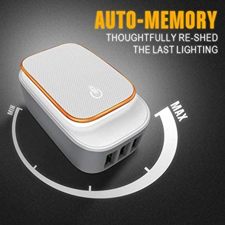 LDNIO A3305 3.4A 3 USB Interfaces Travel Charger Mobile Phone Charger, Support Touch LED Night Light, with Type-C / USB-C Data  Cable, EU Plug - USB Charger by LDNIO | Online Shopping South Africa | PMC TechLife | Buy Now Pay Later Mobicred