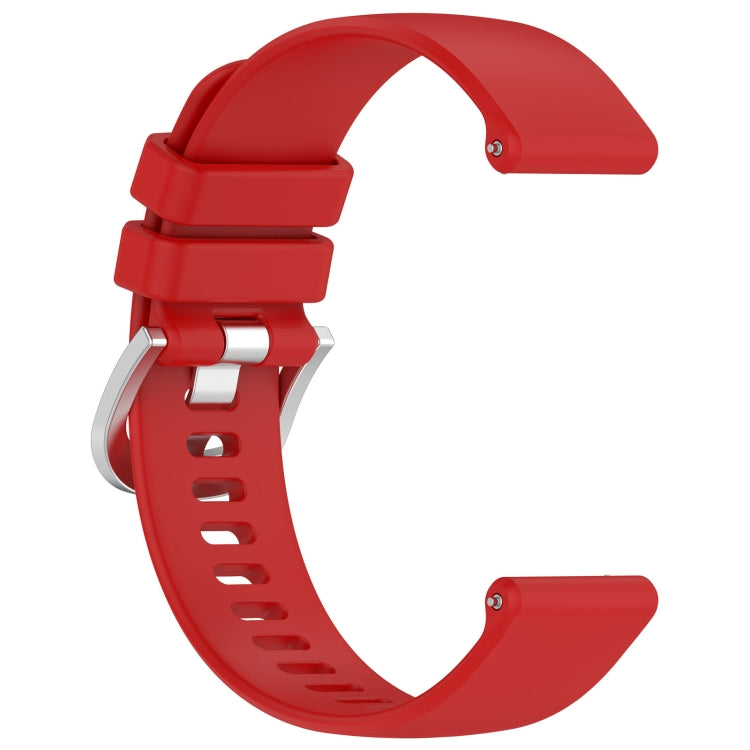 For Garmin vivoactive 5 / Active 5 20mm Silicone Watch Band(Red) - Watch Bands by PMC Jewellery | Online Shopping South Africa | PMC Jewellery