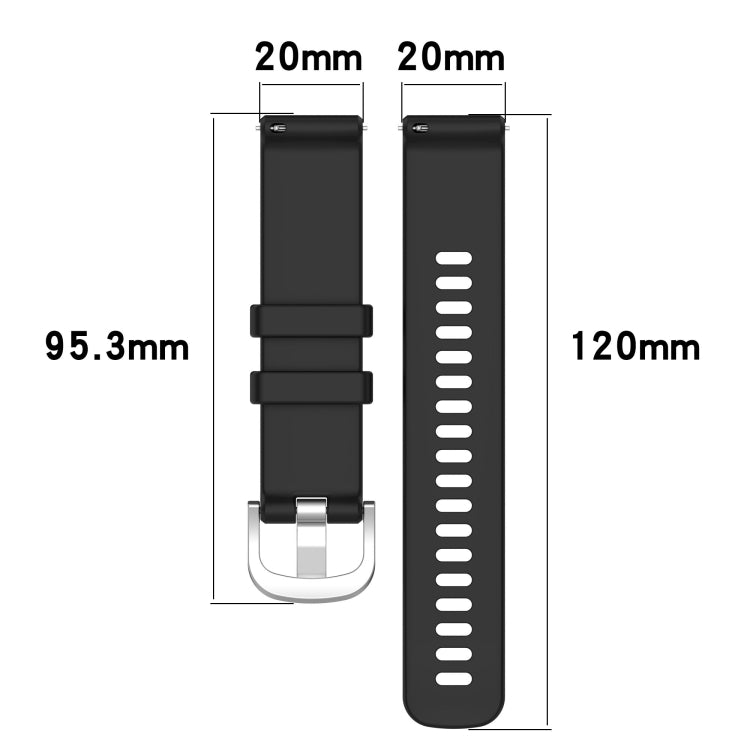 For Garmin vivoactive 5 / Active 5 20mm Silicone Watch Band(Starlight) - Watch Bands by PMC TechLife | Online Shopping South Africa | PMC TechLife