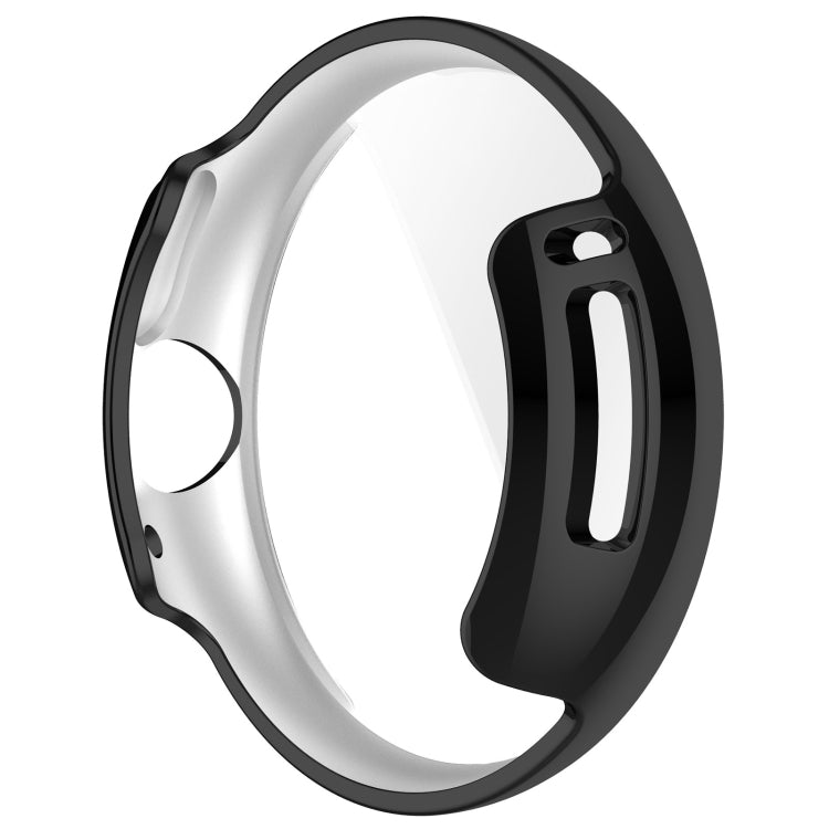 For Google Pixel Watch 2 Full Coverage TPU Electroplated Watch Protective Case(Black) - Watch Cases by PMC TechLife | Online Shopping South Africa | PMC TechLife