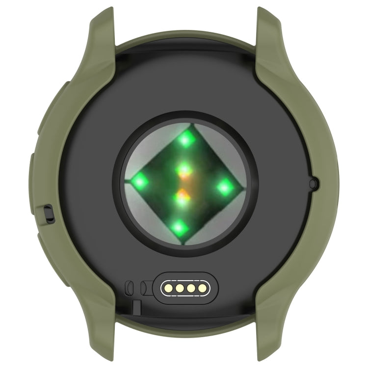 For Garmin Venu 3 Half Pack Hollow TPU Armor Watch Protective Case(Green) - Watch Cases by PMC Jewellery | Online Shopping South Africa | PMC Jewellery