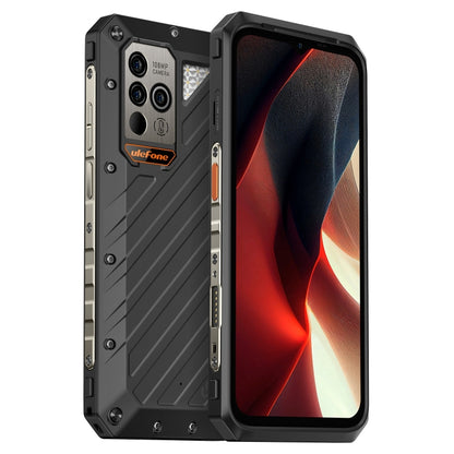 Ulefone Power Armor 18 Ultra Version 5G Thermometer Rugged Phone, 12GB+512GB, Side Fingerprint, 6.58 inch Android 13 MediaTek Dimensity 7050 Octa Core up to 2.6GHz, Network: 5G, NFC, OTG(Black) - Ulefone by Ulefone | Online Shopping South Africa | PMC Jewellery | Buy Now Pay Later Mobicred