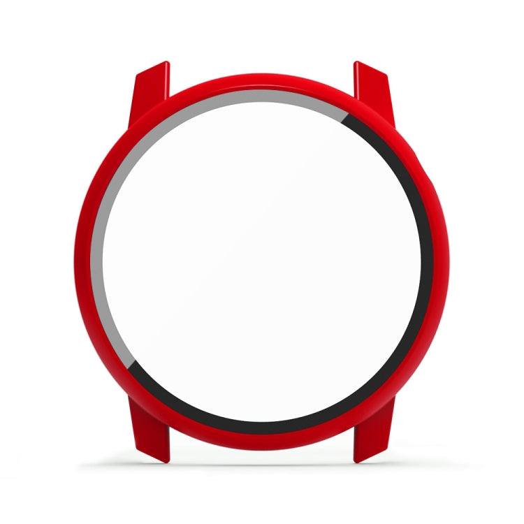 For COROS Pace 3 PC + Tempered Film Integrated Watch Protective Case(Red) - Watch Case by PMC TechLife | Online Shopping South Africa | PMC TechLife