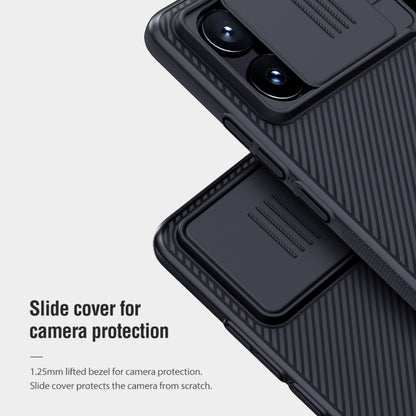 For Xiaomi Redmi K70E / Poco X6 Pro 5G NILLKIN Black Mirror Series Camshield PC Phone Case(Black) - K70E Cases by NILLKIN | Online Shopping South Africa | PMC Jewellery