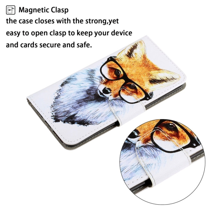 For Xiaomi Redmi 9A 3D Colored Drawing Horizontal Flip PU Leather Case with Holder & Card Slots & Wallet(Fox) - Xiaomi Cases by PMC Jewellery | Online Shopping South Africa | PMC Jewellery