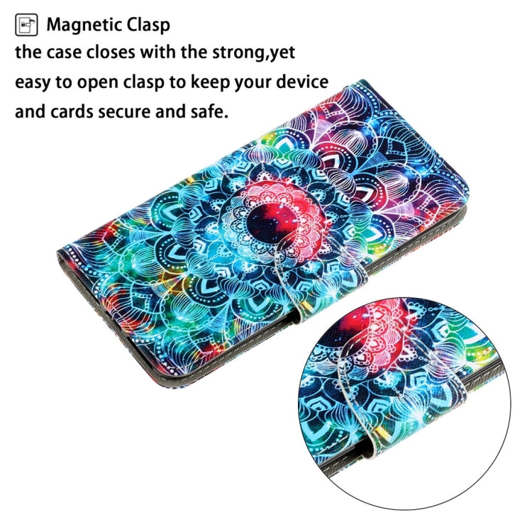 For Xiaomi Redmi 9A 3D Colored Drawing Horizontal Flip PU Leather Case with Holder & Card Slots & Wallet(Mandala) - Xiaomi Cases by PMC Jewellery | Online Shopping South Africa | PMC Jewellery