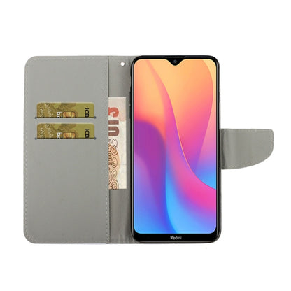 For Xiaomi Redmi 9A 3D Colored Drawing Horizontal Flip PU Leather Case with Holder & Card Slots & Wallet(Red Flower) - Xiaomi Cases by PMC Jewellery | Online Shopping South Africa | PMC Jewellery