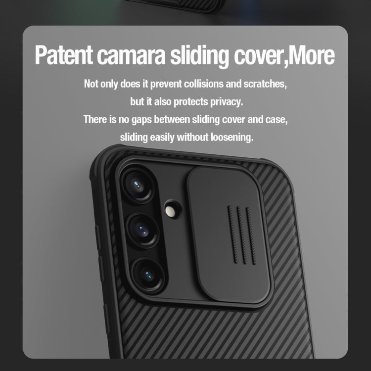 For Samsung Galaxy A35 NILLKIN Black Mirror Pro Series Camshield PC Phone Case(Black) - Galaxy Phone Cases by NILLKIN | Online Shopping South Africa | PMC Jewellery