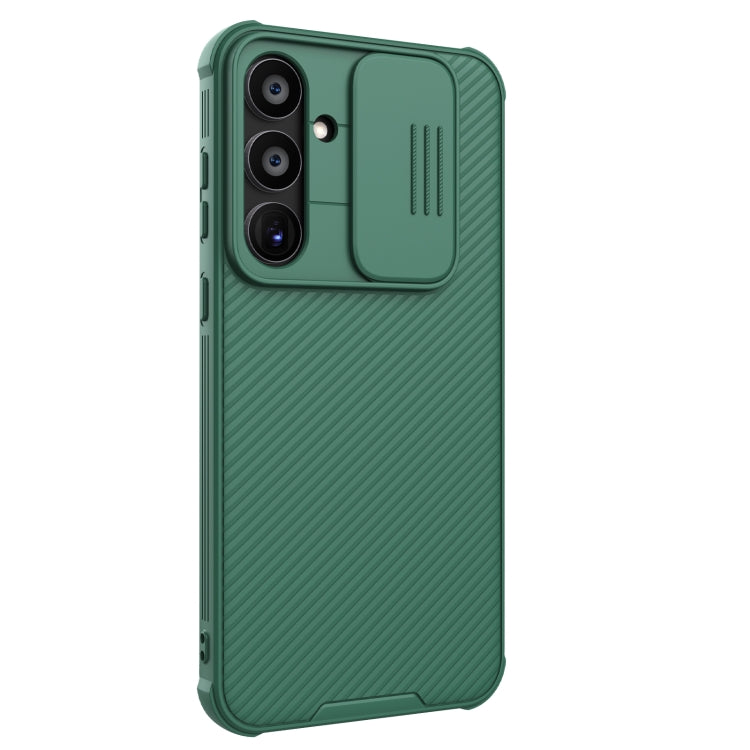 For Samsung Galaxy A55 NILLKIN Black Mirror Pro Series Camshield PC Phone Case(Green) - Galaxy Phone Cases by NILLKIN | Online Shopping South Africa | PMC Jewellery
