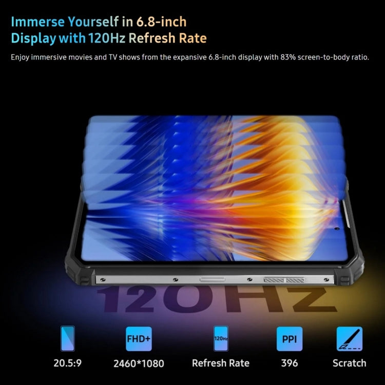 Oukitel WP19 Pro, 8GB+256GB, 6.8 inch MediaTek Helio G99 Octa-core, NFC, Network: 4G(Black) - free shipping - PMC TechLife - Order now!