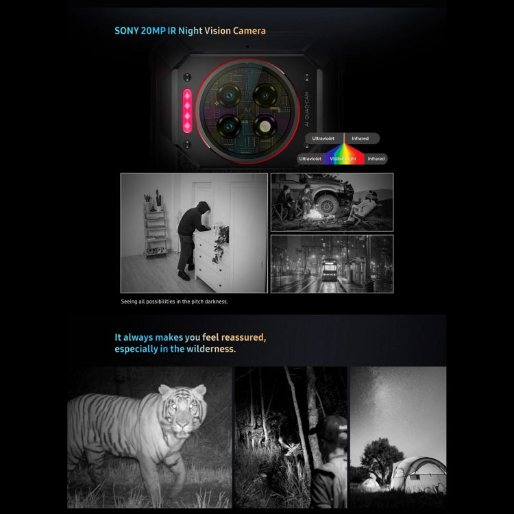 Oukitel WP19 Pro, 8GB+256GB, 6.8 inch MediaTek Helio G99 Octa-core, NFC, Network: 4G(Black) - free shipping - PMC TechLife - Order now!