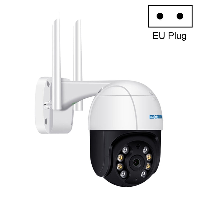 ESCAM QF518 5MP Smart WiFi IP Camera, Support AI Humanoid Detection / Auto Tracking / Dual Light Night Vision / Cloud Storage / Two Way Audio / TF Card, Plug:EU Plug(White) - Dome Camera by ESCAM | Online Shopping South Africa | PMC Jewellery | Buy Now Pay Later Mobicred