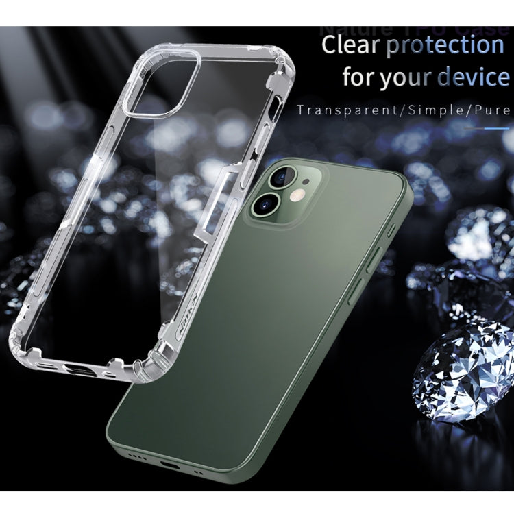 For iPhone 12 mini NILLKIN Nature TPU Transparent Soft Protective Case(Gray) - iPhone 12 mini Cases by NILLKIN | Online Shopping South Africa | PMC Jewellery