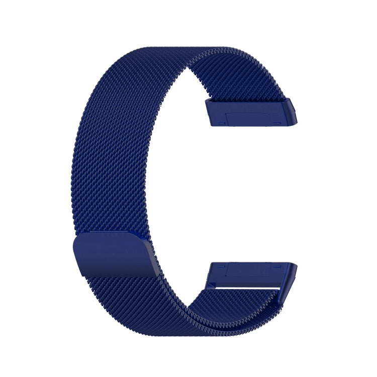 For Fitbit Versa 3 Milanese  Watch Band, Size:L 230mm(Blue) - free shipping - PMC TechLife - Order now!