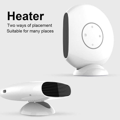 1000W Winter Mini Electric Fan Heater Desktop Household Radiator Energy Saving, US Plug(White) - Electric Heaters by PMC Jewellery | Online Shopping South Africa | PMC Jewellery