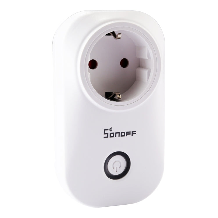 Sonoff S20-EU WiFi Smart Power Plug Socket Wireless Remote Control Timer Power Switch, Compatible with Alexa and Google Home, Support iOS and Android,  EU Plug - Smart Socket by Sonoff | Online Shopping South Africa | PMC Jewellery