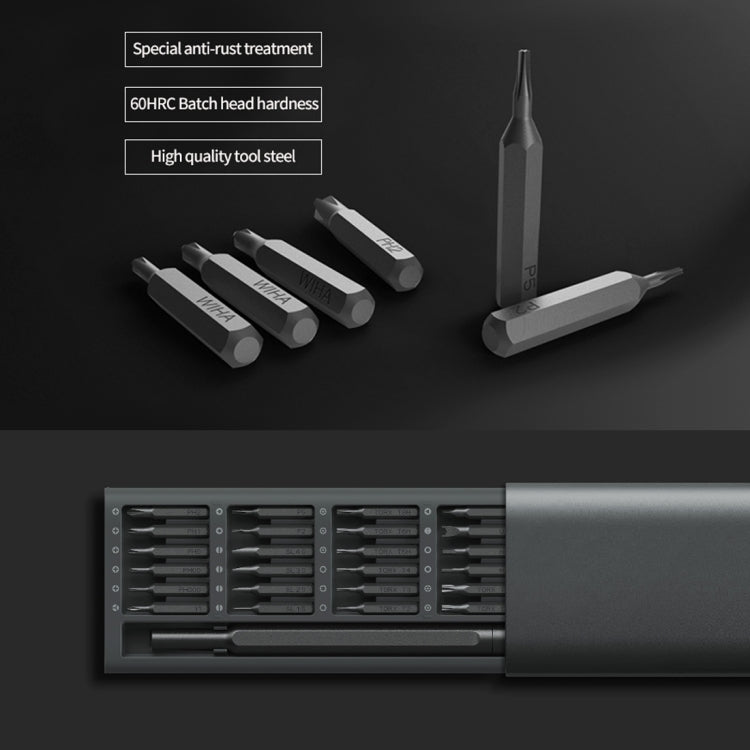 Original Xiaomi Mijia Wiha Daily Use Screwdriver Kit 24 in 1 Precision Magnetic Bits Aluminum Box Mijia Wiha Screw Driver Set - Screwdriver by Xiaomi | Online Shopping South Africa | PMC Jewellery | Buy Now Pay Later Mobicred