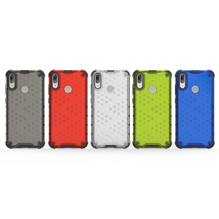 Honeycomb Shockproof PC + TPU Case for Huawei Y7(2019) (Black) - Huawei Cases by PMC TechLife | Online Shopping South Africa | PMC TechLife | Buy Now Pay Later Mobicred