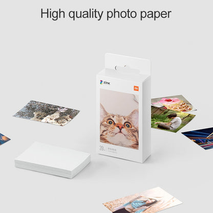 50 PCS Original Xiaomi Print Photographic Paper Paste Paper for Xiaomi Pocket Photo Printer - Parts by Xiaomi | Online Shopping South Africa | PMC Jewellery