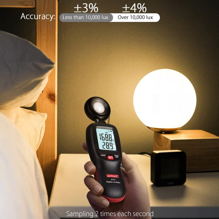 Wintact WT81 Digital Light Lux Meter for Factory / School / House Various Occasion, Range: 0-200,000 Lux (Black) - Light & Sound Meter by Wintact | Online Shopping South Africa | PMC Jewellery | Buy Now Pay Later Mobicred