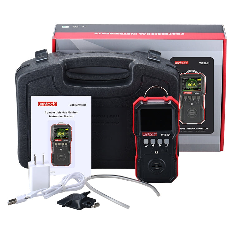 Wintact WT8801 Combustible Gas Detector Alarm - free shipping - PMC TechLife - Order now!