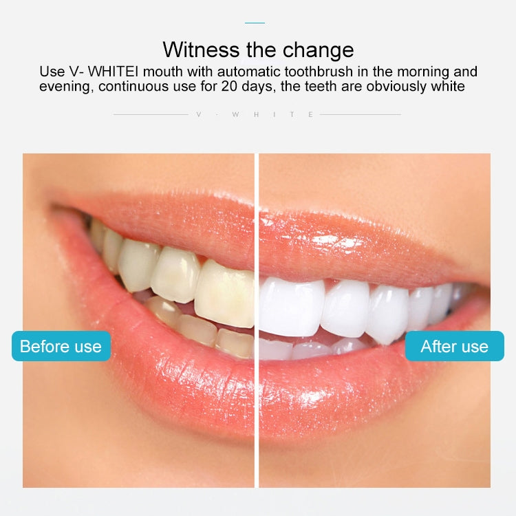 Vwhite 3 Cleaning Modes Silicone Electric Automatic Beauty Tooth Instrument(White) - Teeth Whitening by PMC TechLife | Online Shopping South Africa | PMC TechLife