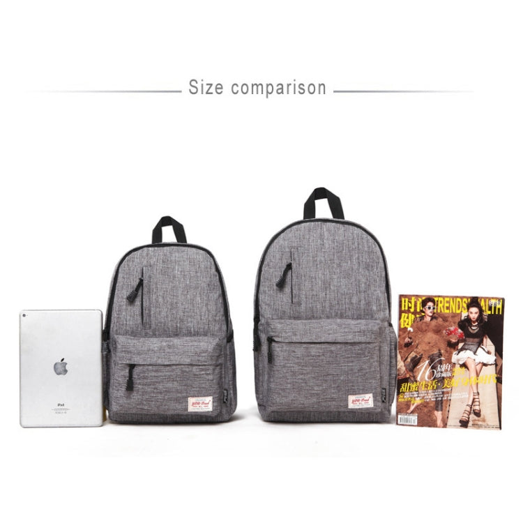 Universal Multi-Function Canvas Laptop Computer Shoulders Bag Leisurely Backpack Students Bag, Big Size: 42x29x13cm, For 15.6 inch and Below Macbook, Samsung, Lenovo, Sony, DELL Alienware, CHUWI, ASUS, HP(Black) - Backpack by PMC Jewellery | Online Shopping South Africa | PMC Jewellery