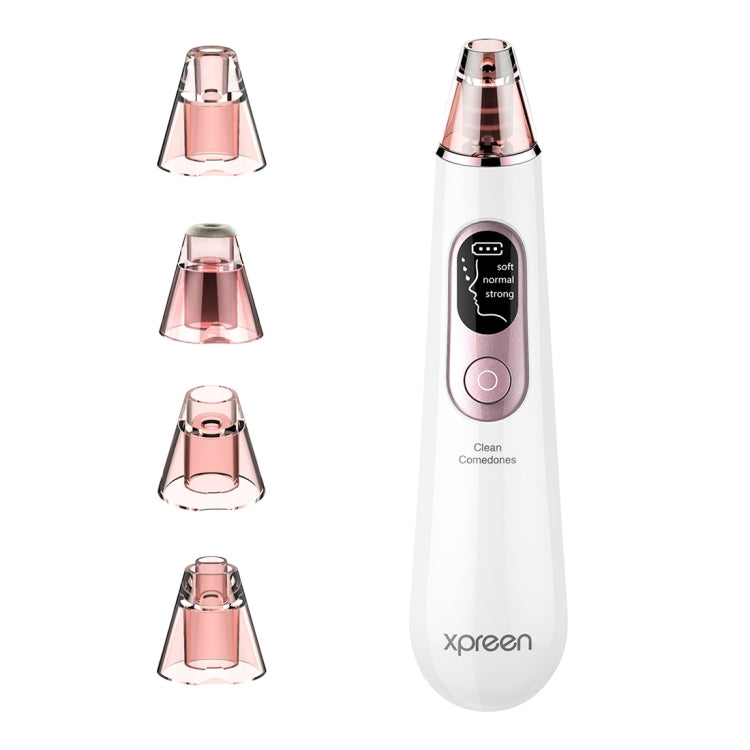 Xpreen Rechargeable Pore Cleanser Home Facial Beauty Device with LED Screen & 4 Probes - Cleanser by Xpreen | Online Shopping South Africa | PMC Jewellery