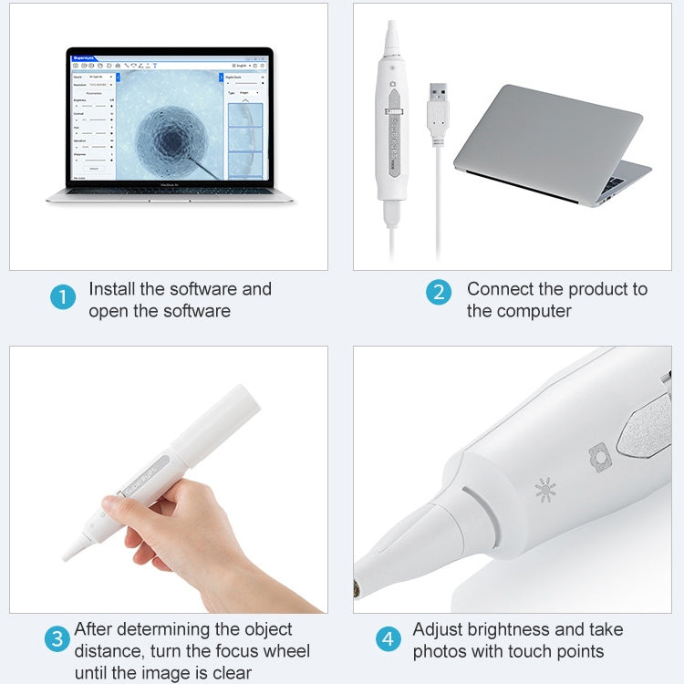 Supereyes Y008 Ear Nose Mouth Wireless Digital Electronic Endoscope - free shipping - PMC TechLife - Order now!