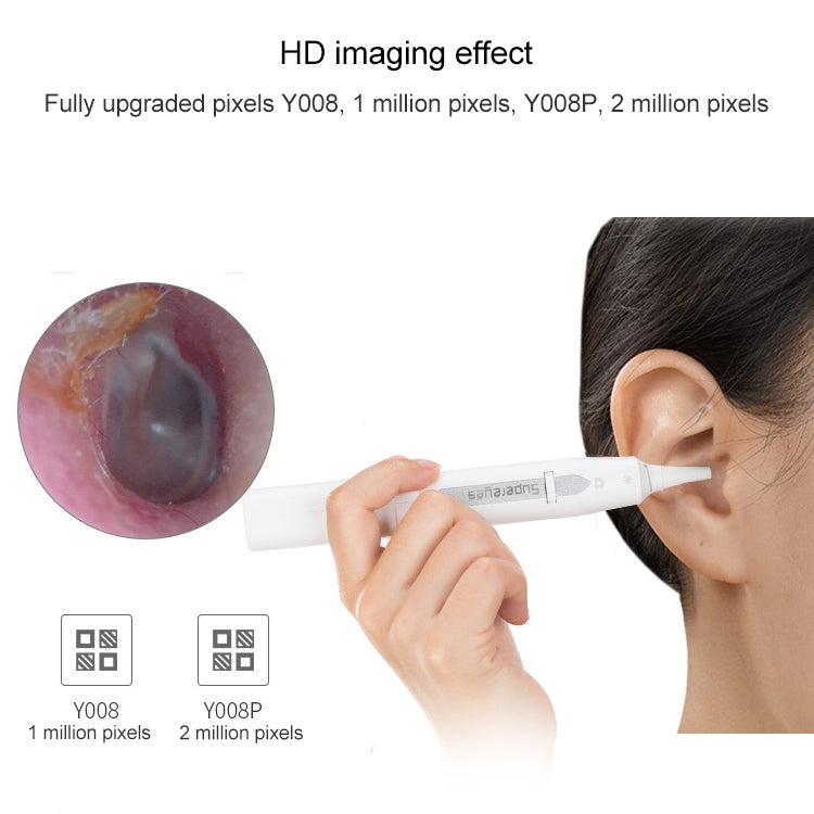 Supereyes Y008P Ear Nose Mouth Wireless Digital Electronic Endoscope - free shipping - PMC TechLife - Order now!