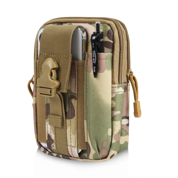 HAWEEL Hiking Belt Waist Bag Outdoor Sport Motorcycle Bag 7.0 inch Phone Pouch (CP Camouflage) - Waist Bags by HAWEEL | Online Shopping South Africa | PMC Jewellery | Buy Now Pay Later Mobicred