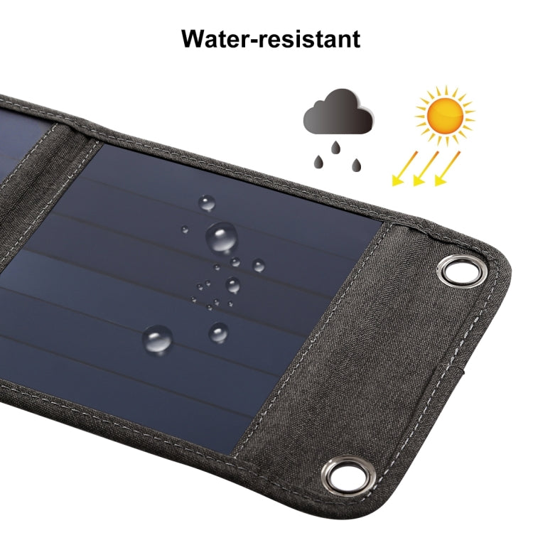 HAWEEL 14W 5V 2.4A Portable Foldable Solar Charger Outdoor Travel Rechargeable Folding Bag with 4 Solar Panels & USB Port, Size: S - Charger by HAWEEL | Online Shopping South Africa | PMC TechLife | Buy Now Pay Later Mobicred