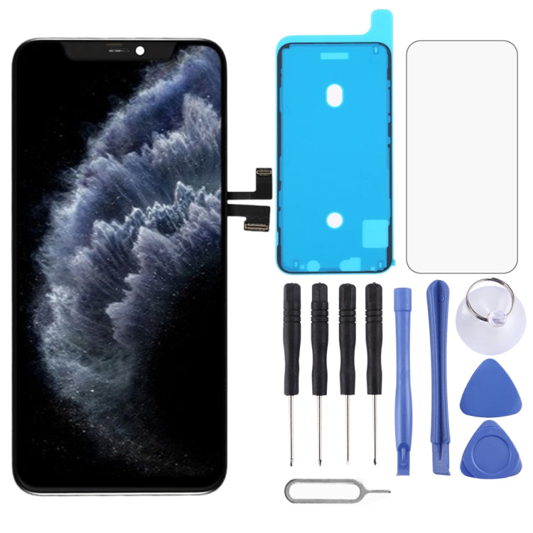 GX OLED LCD Screen for iPhone 11 Pro Max Digitizer Full Assembly with Frame(Black) - free shipping - PMC TechLife - Order now!