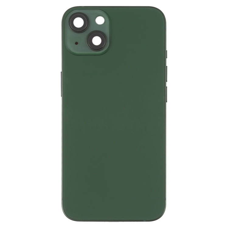 For iPhone 13 Battery Back Cover with Side Keys & Card Tray & Power + Volume Flex Cable & Wireless Charging Module(Green) - Back Cover by PMC TechLife | Online Shopping South Africa | PMC TechLife | Buy Now Pay Later Mobicred
